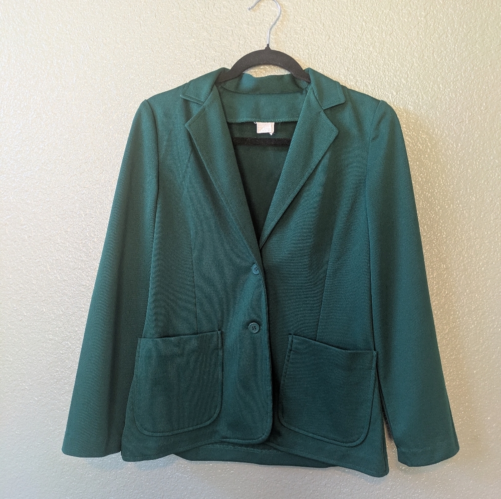 Vintage Montgomery Ward Green Blazer